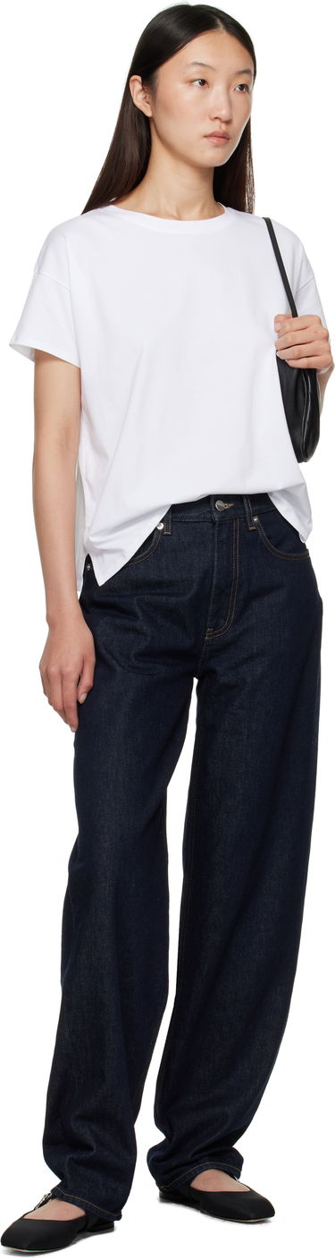 Tričko Loulou de Saison Loulou de Saison Basiluzzo Short Sleeve T-Shirt Biela | BASILUZZO LDS, 3