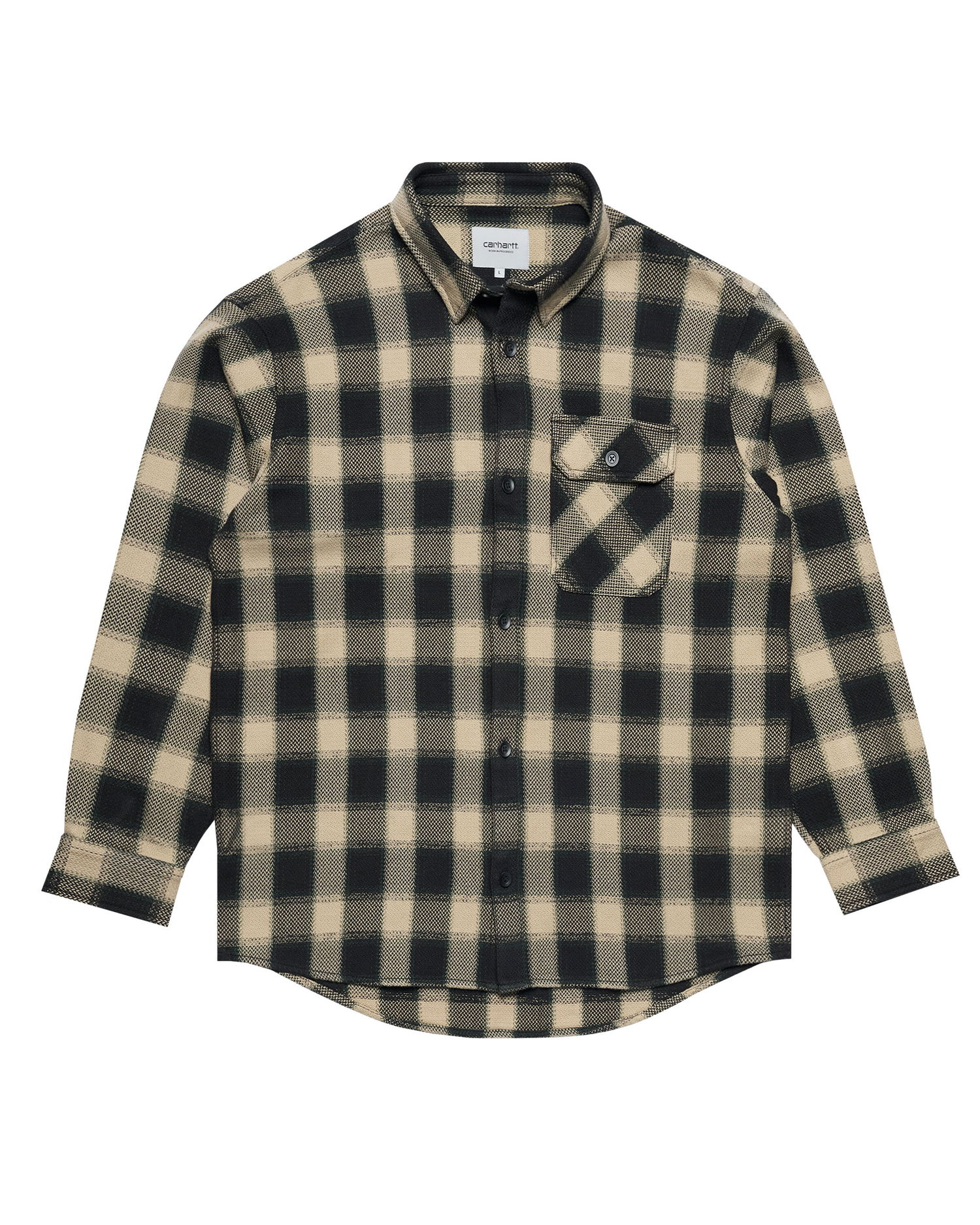 Košeľa Carhartt WIP Checkered Relaxed Fit Shirt Čierna | I033834.2GSXX, 0
