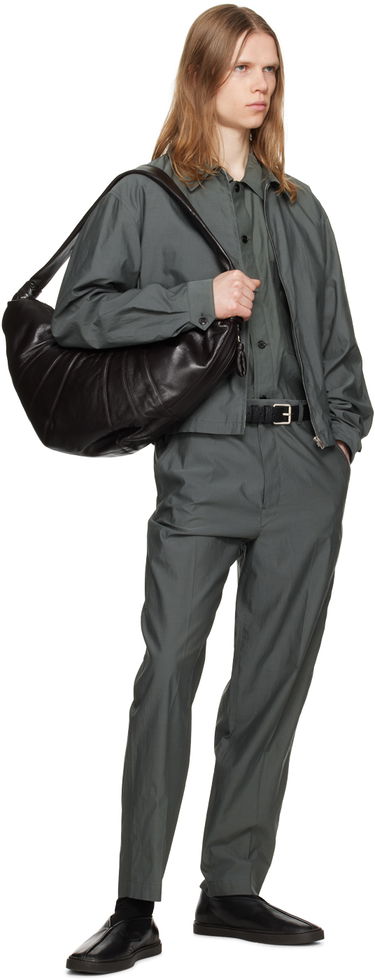 Bomber bunda LEMAIRE Lemaire Washed Zip-Up Jacket Zelené | OW1062 LF1209, 3
