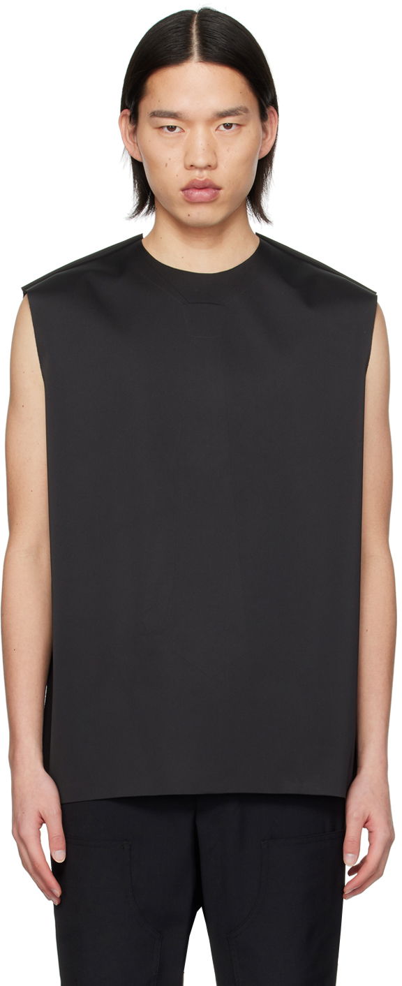 Tielko We11done We11done Tie Embossed Tank Top Čierna | WD-BL1-24-125-M-BK, 0