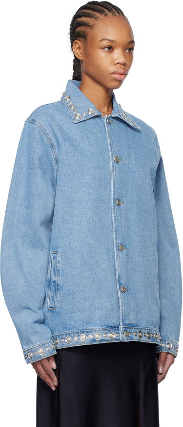 Bunda Coperni Coperni Studded Denim Jacket Modrá | COPBL27STF2008, 1