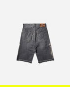 14oz Denim 5P Shorts with Bone Applique