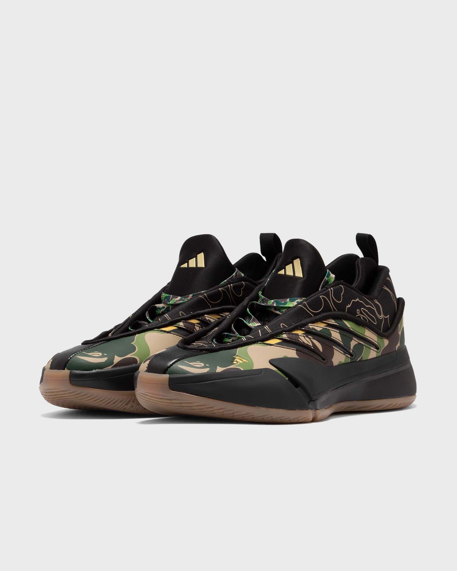 Tenisky a topánky adidas Originals BAPE x Dame 9 "Black & Green" Čierna | JH6358, 1
