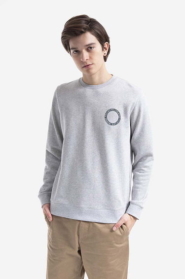 Mikina NORSE PROJECTS Vagn BMC Logo Print Sweatshirt Šedá | N20.1284.1026, 0