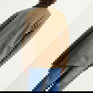 Bunda Universal Works Brushed Polytech Merchant Jacket with Corduroy Collar and Patch Pockets Hnedá | 33118-KHK, 3