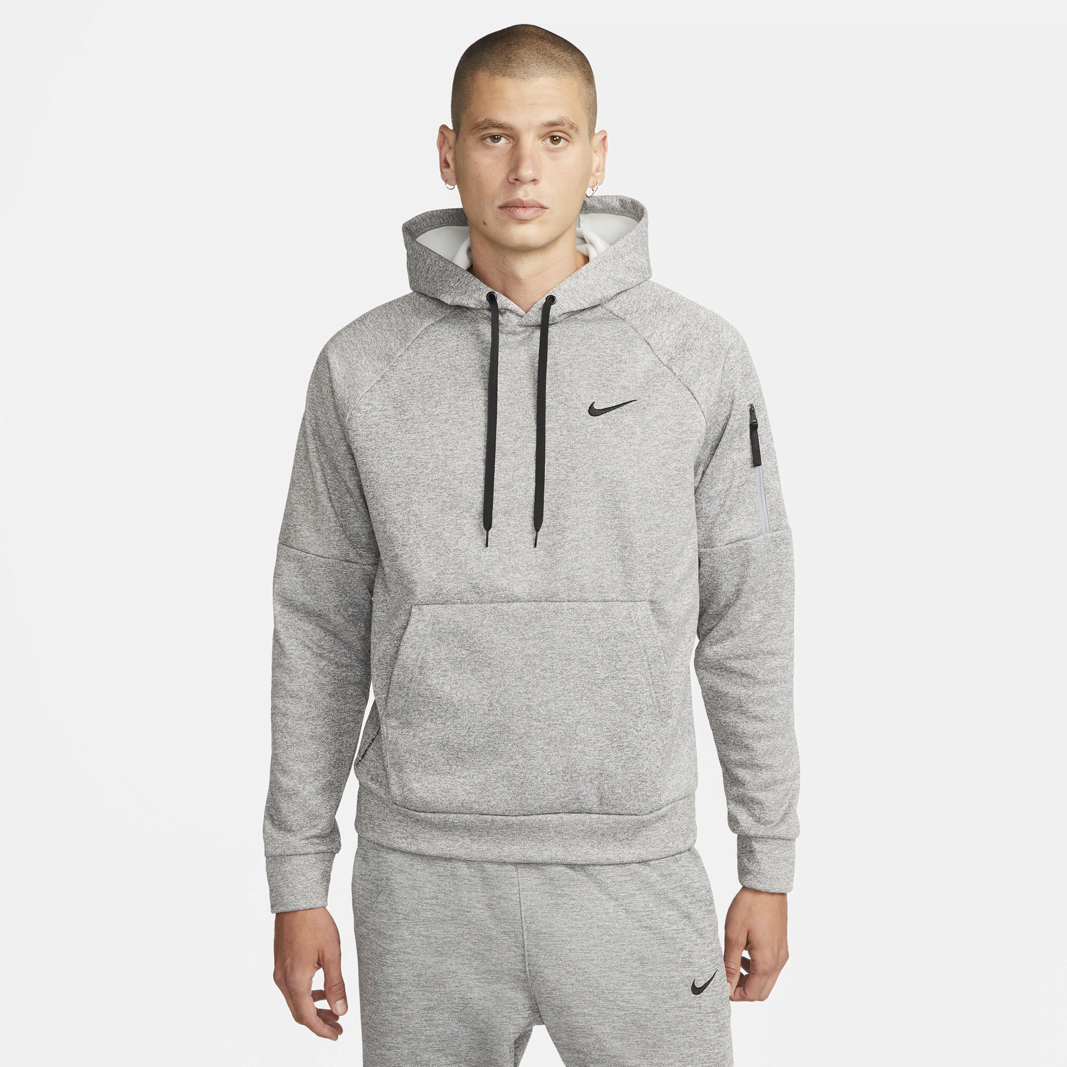Mikina Nike Therma Therma-FIT Hoodie Šedá | DQ4834-063, 0