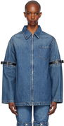 Denim Jacket With Open Elbows