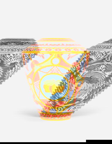 Home decor Dolce & Gabbana Dolce & Gabbana Large Amphora Porcelain Vase Rôznofarebný | TCC198TCAMVUC067, 0