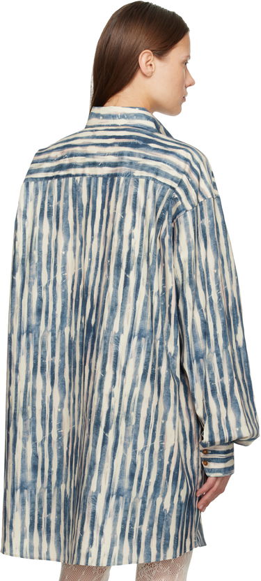 Košeľa Vivienne Westwood Vivienne Westwood Cotton Poplin Hand-Painted Stripe Oversized Shirt Rôznofarebný | 35010021-W018R-, 2