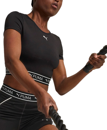 Crop Top Puma Puma Strong Baby Short Sleeve Crop Top Čierna | 525878-51, 3