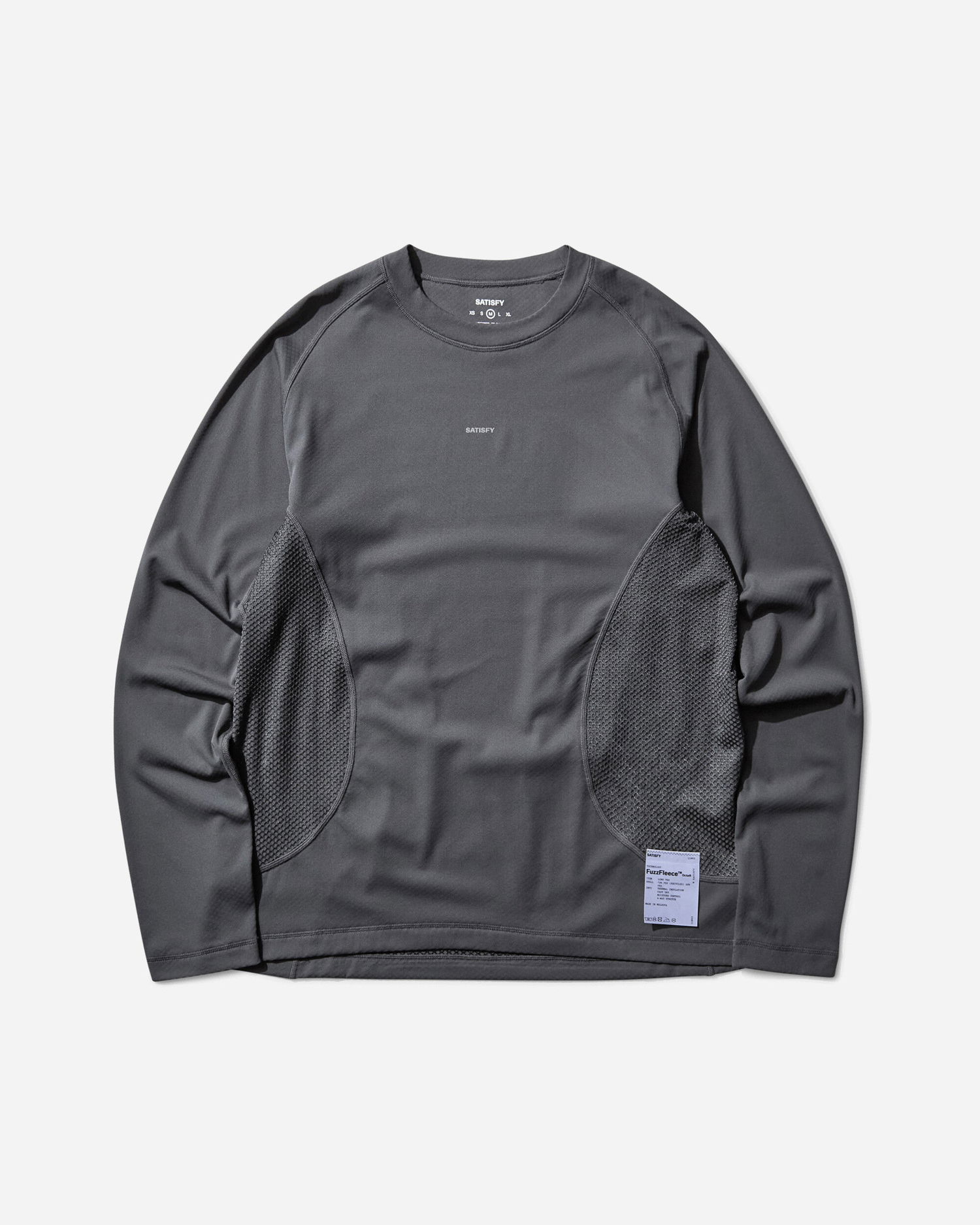 Tričko Satisfy FuzzFleece Octa Longsleeve T-Shirt Šedá | 11063 88201, 1