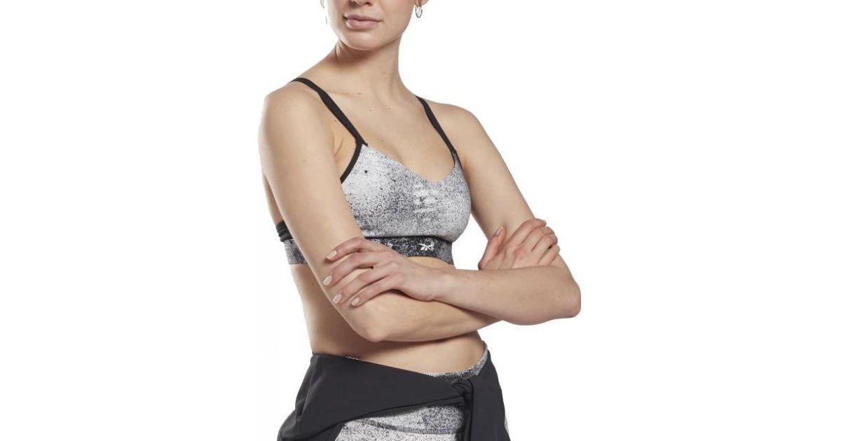 Podprsenka Reebok Strappy Lux Sports Bra Biela | gs6476, 1