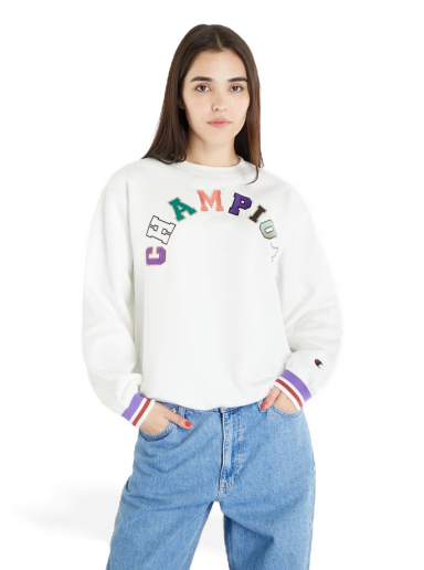 Mikina Champion Crewneck Sweatshirt White Biela | 116633 CHA WW033