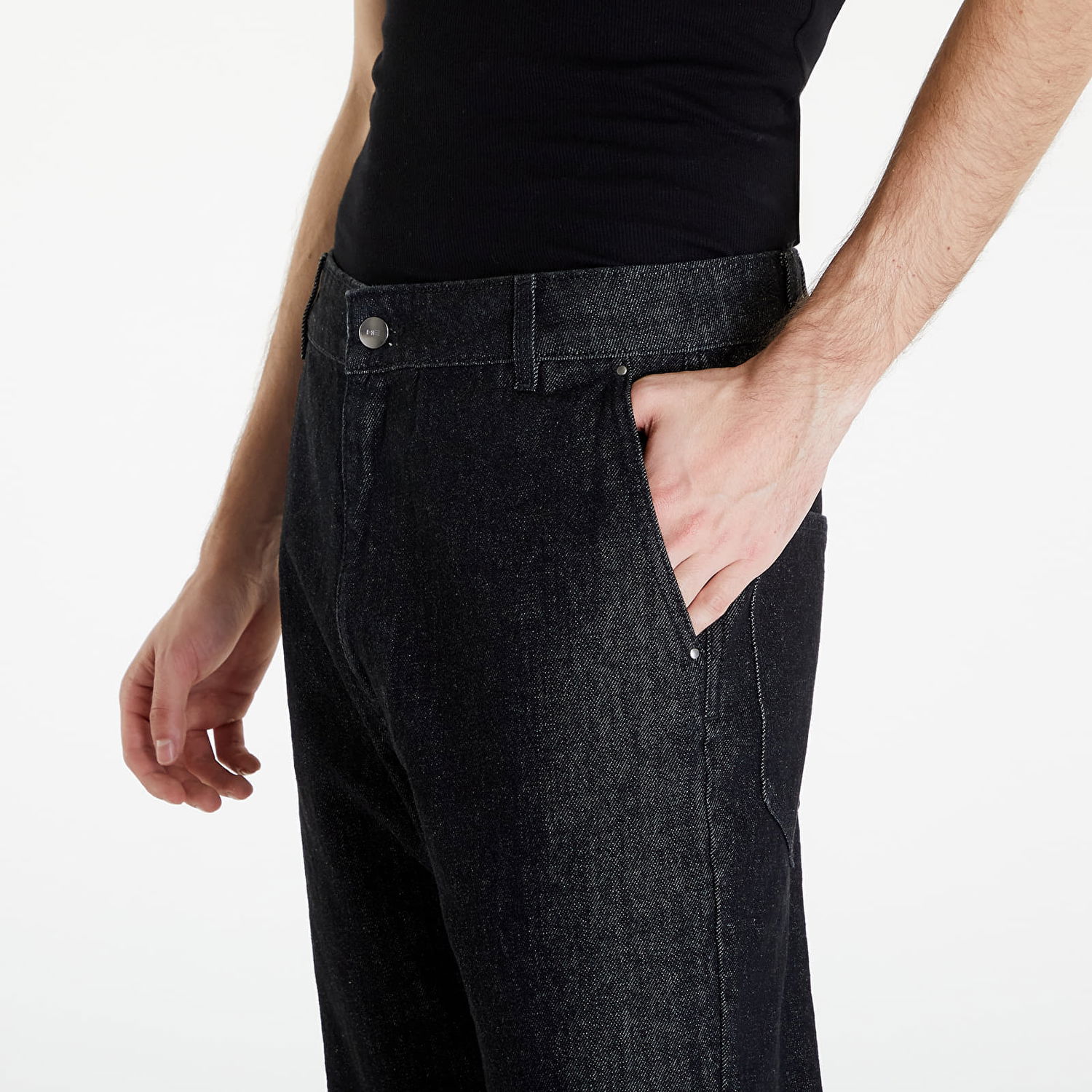 Džínsy HELIOT EMIL Eutrophic Denim Trousers Čierna | HE_M_10_099_BLK01, 1