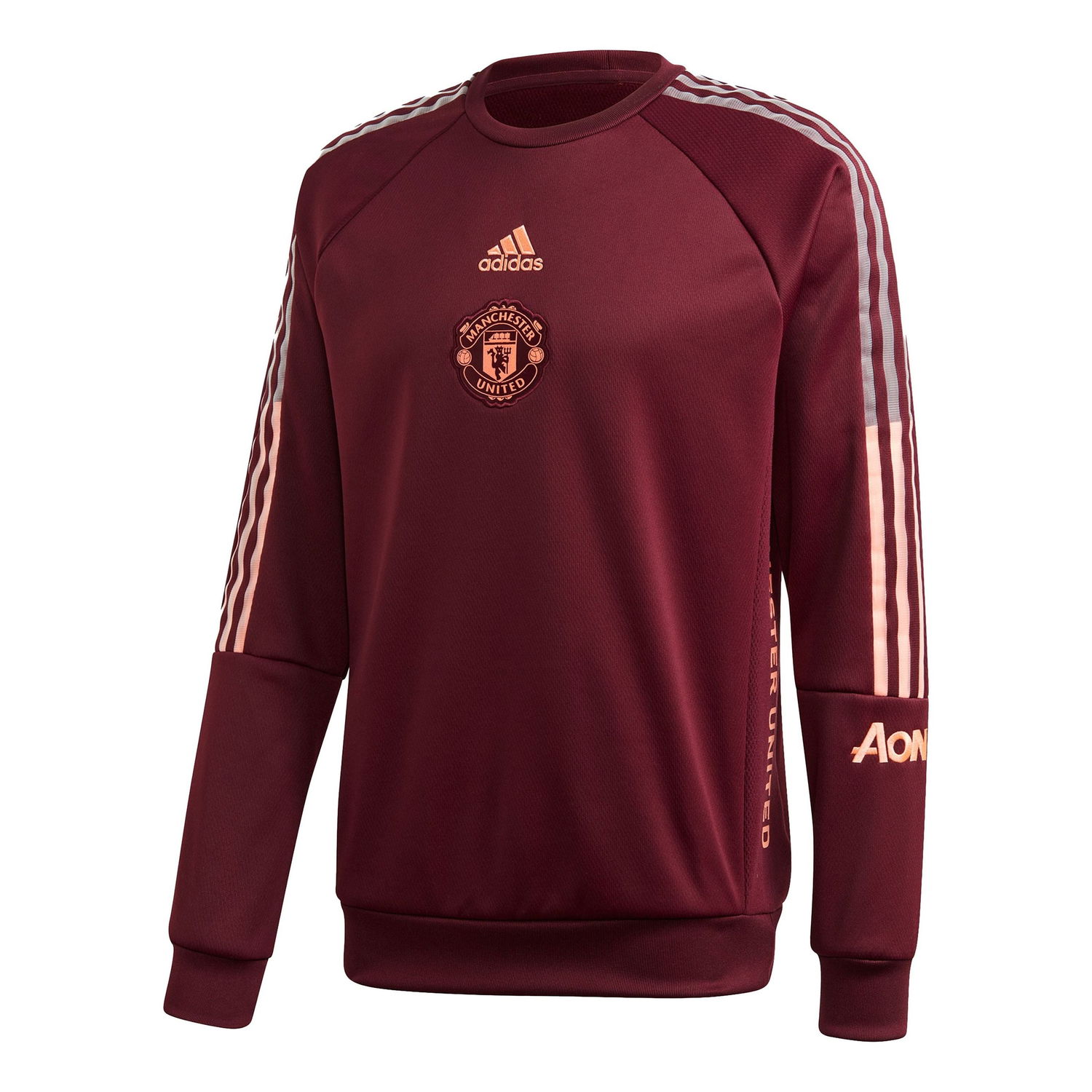 Sveter adidas Originals Manchester United Travel Pullover Vínová | FR3863, 0