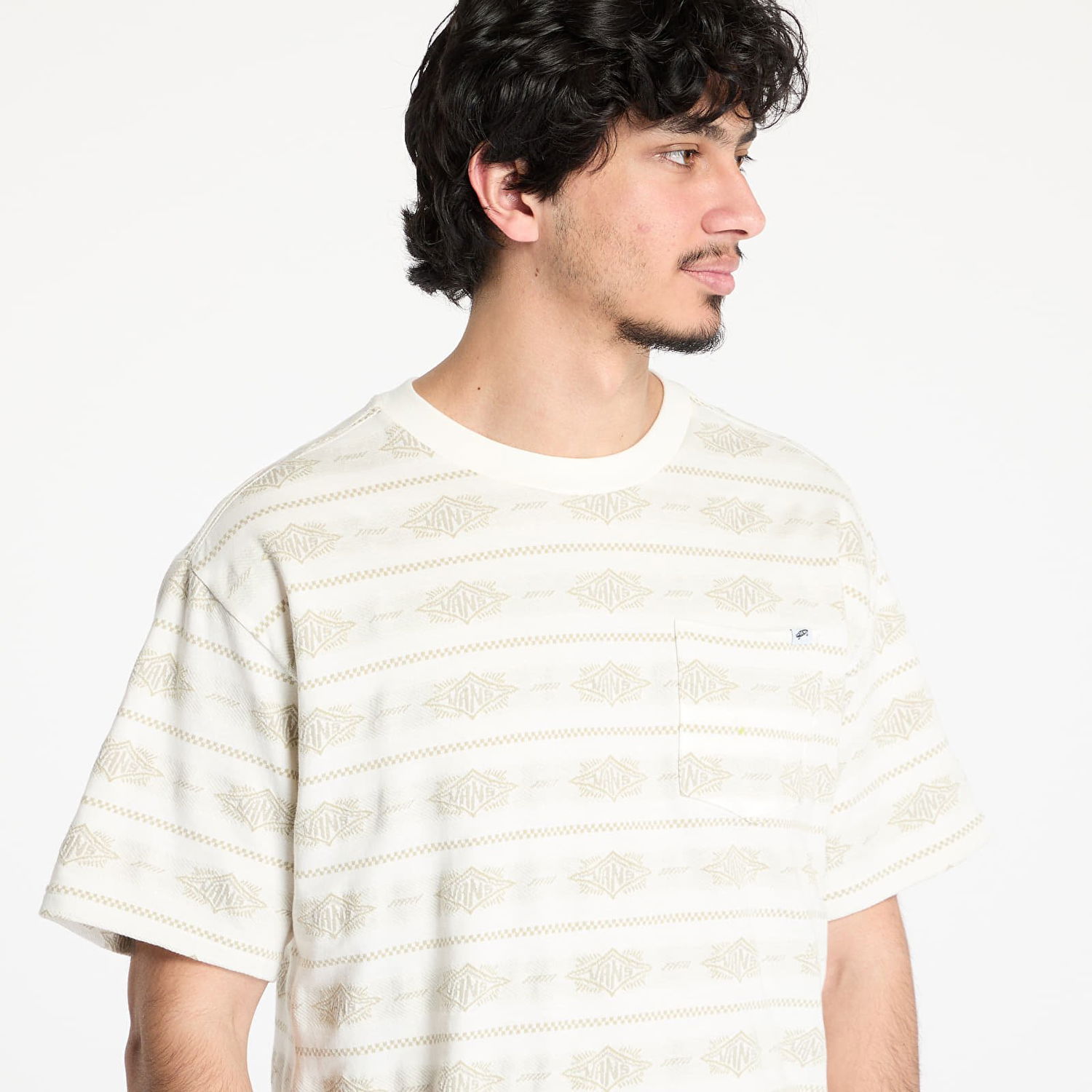 Tričko Vans Premium Shorebreak Knit T-Shirt XXL Biela | VN000MGWFS8, 1