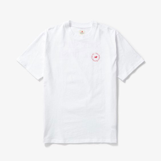 Tričko New Balance Made in USA Run Club Tee Biela | MT23542_WT, 1