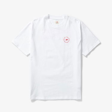 Tričko New Balance Made in USA Run Club Tee Biela | MT23542_WT, 1