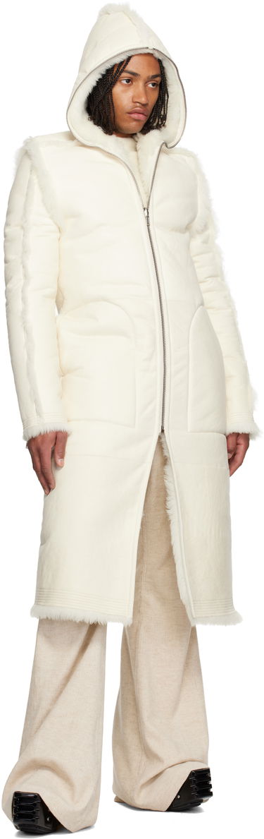 Nohavice Rick Owens Concordians Geth Corduroy Flared Trousers Béžová | RU02E1333 MLC, 3