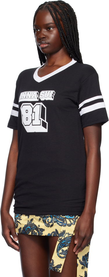Tričko Anna Sui Anna Sui Logo Graphic T-Shirt Čierna | T225D1, 3
