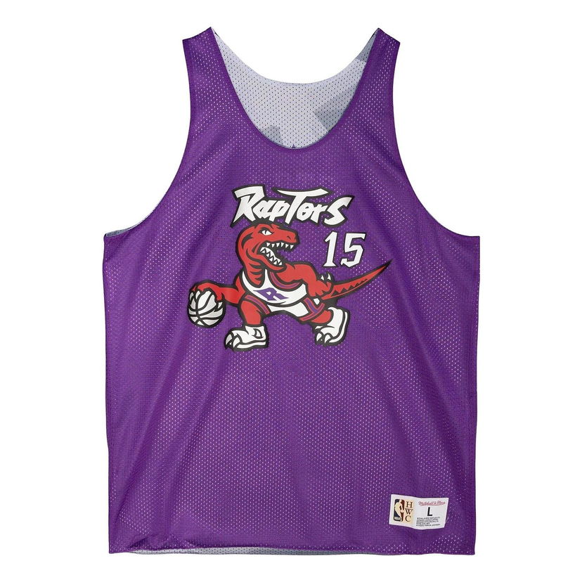 Tielko Mitchell & Ness Raptors Basketball Jersey Fialová | TMTK3208-TRAYYVCAPURP