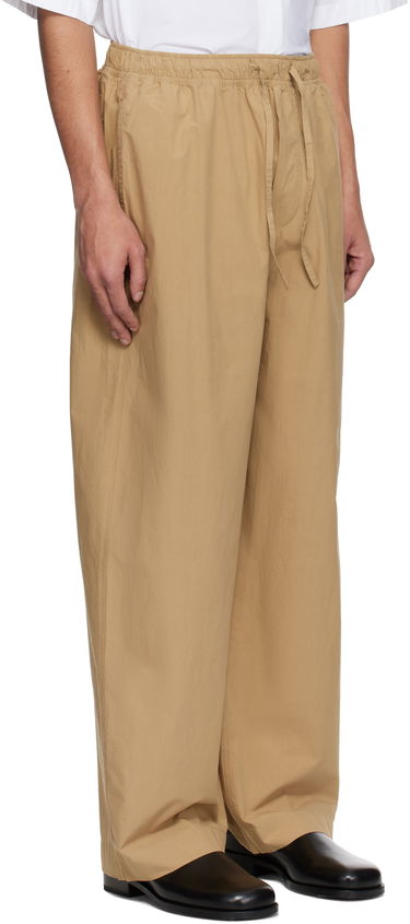 Nohavice Studio Nicholson Studio Nicholson Sonny Wide-Leg Trousers Béžová | SONNY SNM - 1311, 1