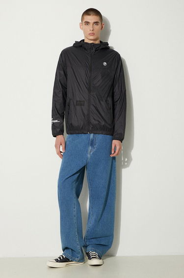 Vetrovka AAPE by A Bathing Ape AAPE Men's Hooded Jacket AAPLJM7637XXM Čierna | AAPLJM7637XXM, 0
