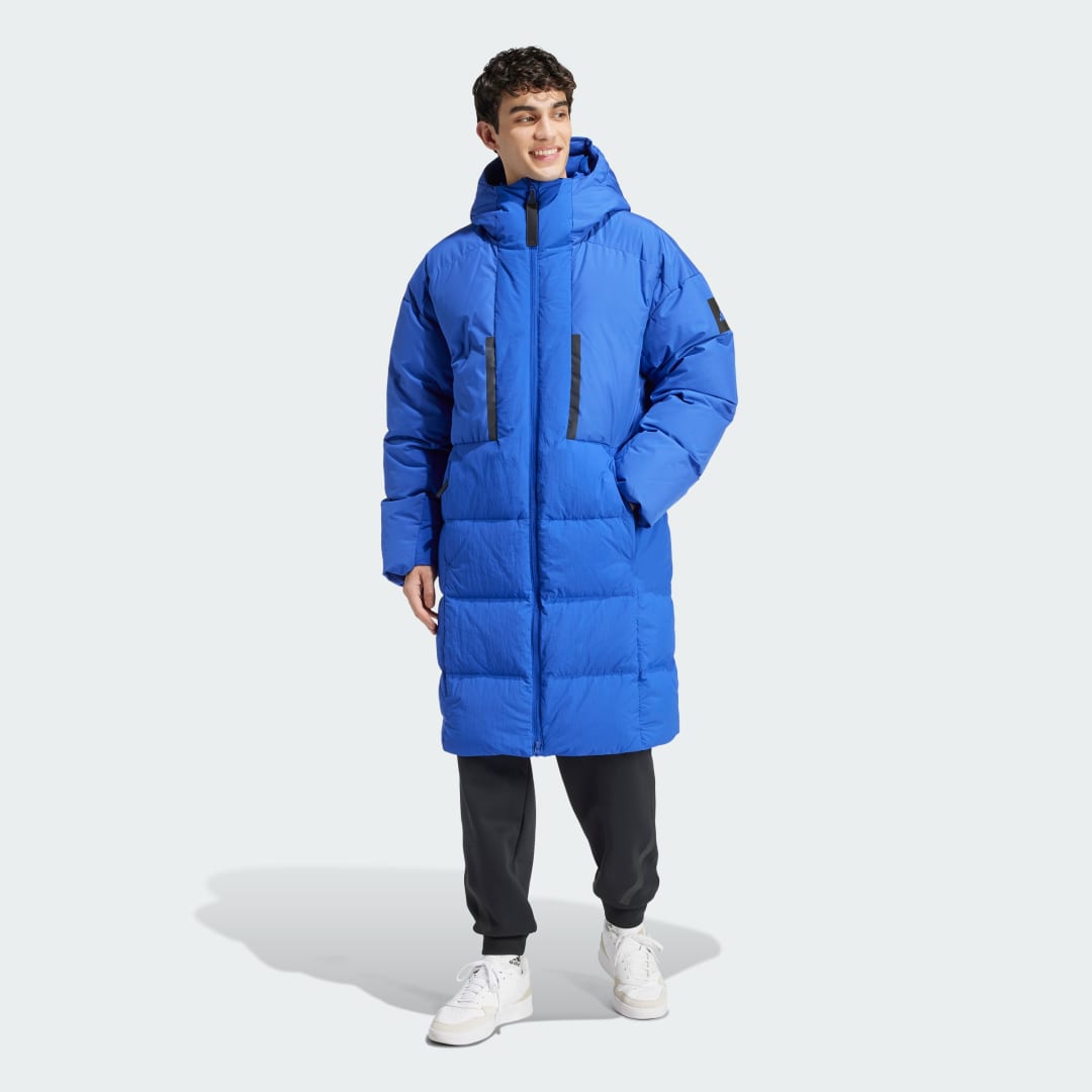 Parka adidas Performance Long Down Parka Modrá | JG1530, 0