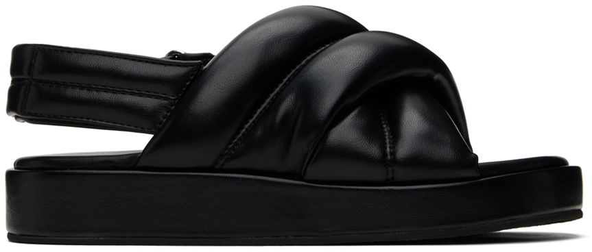 Šaty STAND STUDIO Stand Studio Spencer Padded Slingback Sandals Čierna | 62249-8250, 0