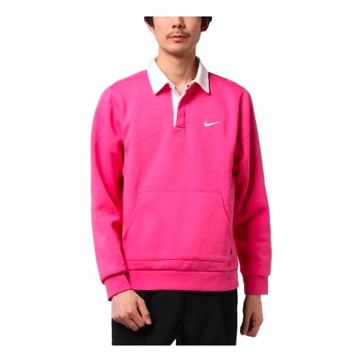 Polo tričko Nike SB SB Skate Fleece Rugby Shirt Ružová | CN5675-674