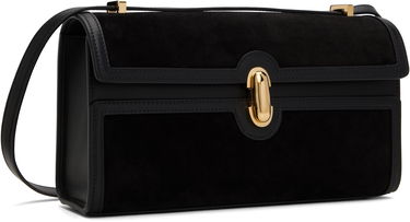 Kabelka Savette Savette Symmetry 26 Suede and Leather Shoulder Bag Čierna | H-010-14-14, 1