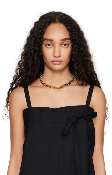 Náhrdelník Maison Margiela MM6 Maison Margiela Mixed Metal Chain Necklace Metalická | SM6UU0071 P7214, 3