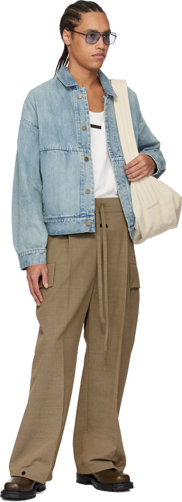 Nohavice Fear of God Fear of God Wide Leg Cargo Pants Hnedá | FGE240-402HNW, 3