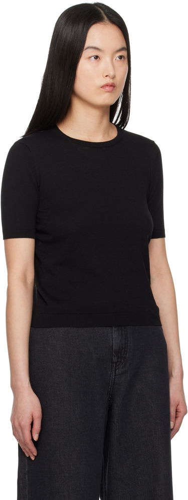 Sveter Max Mara Weekend Max Mara Zibetto Knit T-Shirt Čierna | 2515361041600, 1