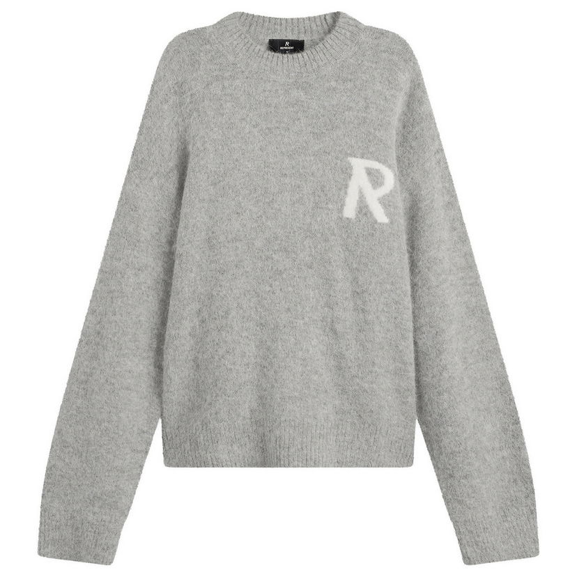 Sveter Represent Clo Logo Knit Jumper Šedá | MLM100850-47