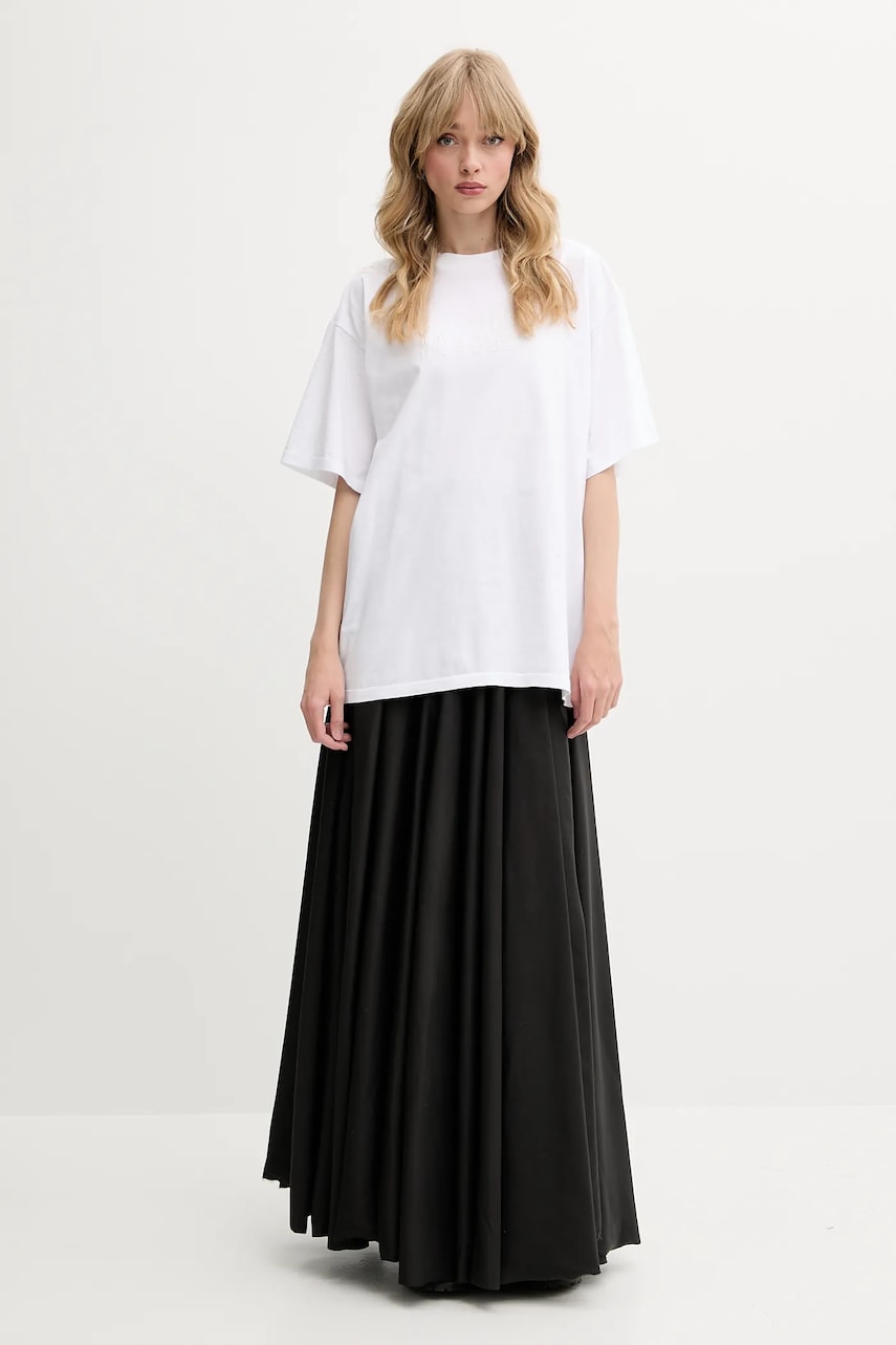 Sukňa Maison Margiela MM6 Maison Margiela Maxi A-Line Skirt Čierna | S62MI0029.M35453.900, 1