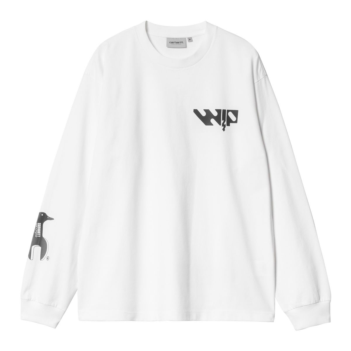 Tričko Carhartt WIP Long Sleeve Graphic Print T-Shirt Biela | I034411_9, 0