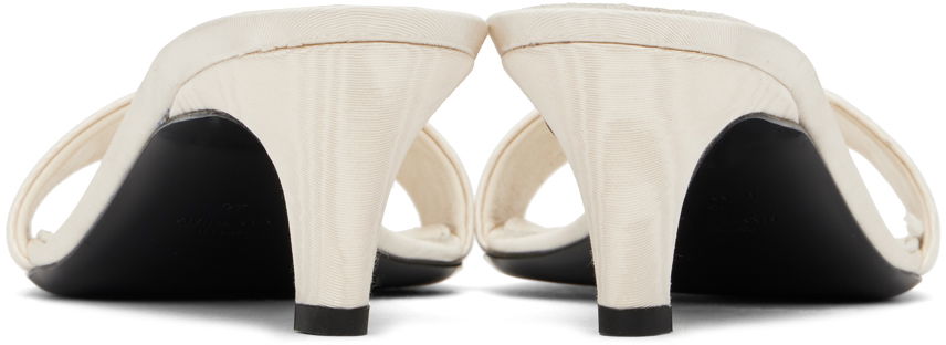 Doplnky TOTEME TOTEME 'The Mule' Heeled Sandals Biela | 243-WAS0154-FB0232, 1