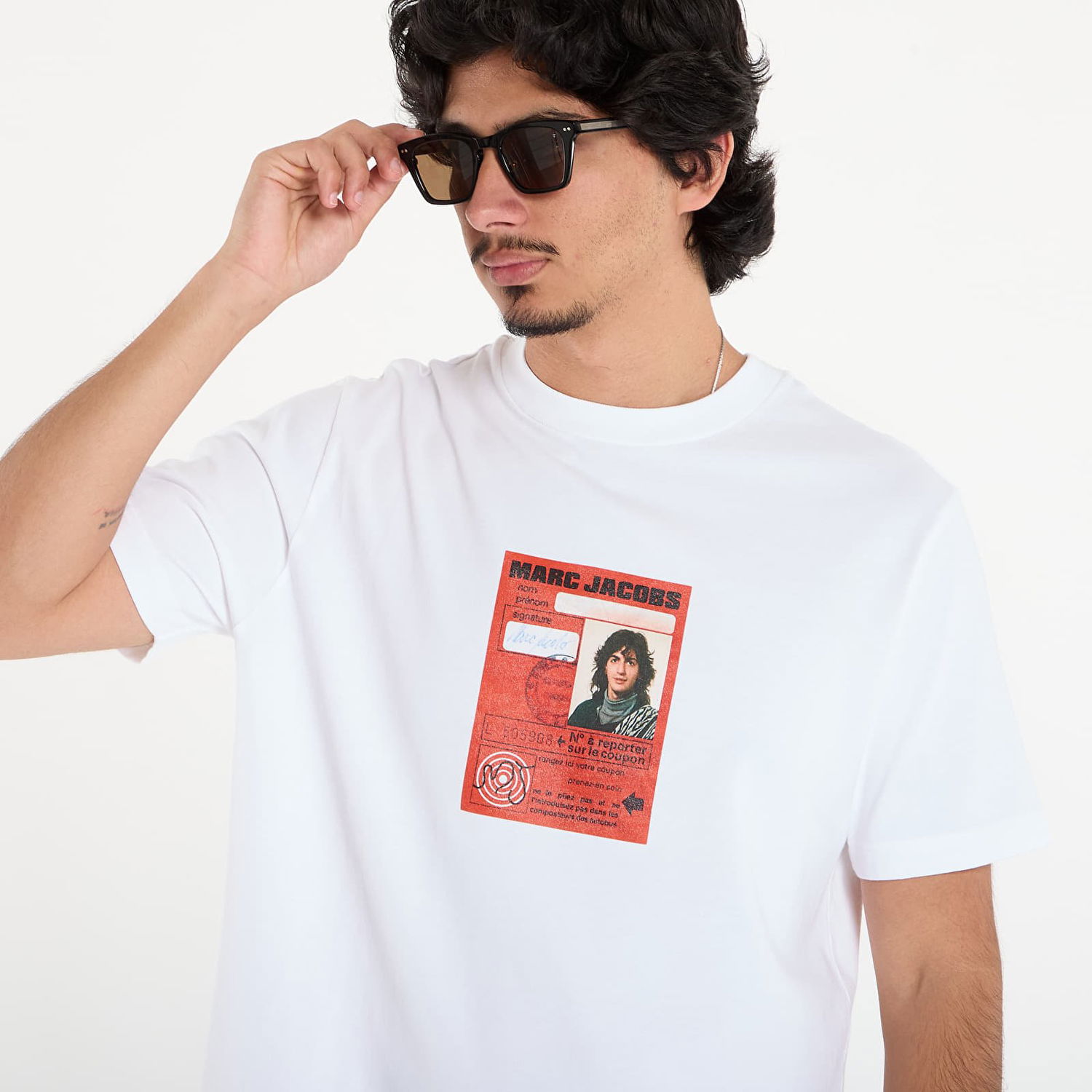 Tričko A.P.C. A.P.C. x Marc Jacobs T-Shirt Biela | COHKS-M26553 AAB, 1