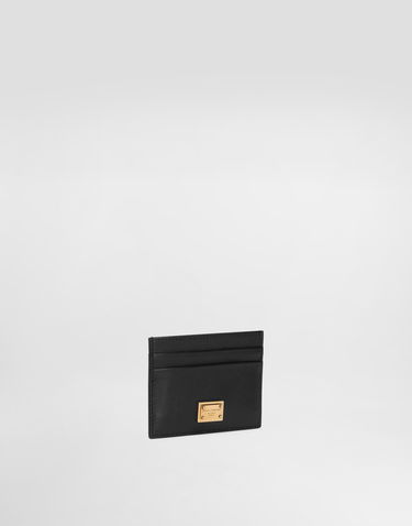 Peňaženka Dolce & Gabbana Dolce & Gabbana Plongé Calfskin Card Holder Čierna | BI0330A9S2580999, 1