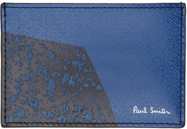 Peňaženka Paul Smith Paul Smith Rug Print Card Holder Modrá | M1A-6137-LABTEX-PR, 0