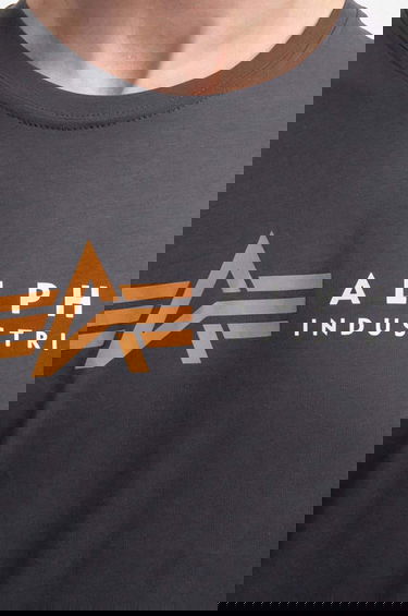 Tričko Alpha Industries Alpha Industries Printed T-Shirt Šedá | 118502.136, 3