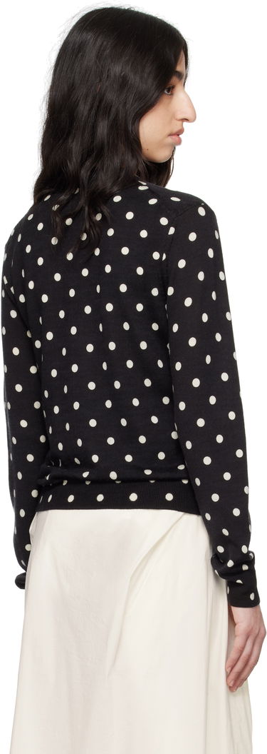 Sveter Comme des Garçons Comme des Garçons Polka Dot Cardigan Čierna | RO-N505-051-1, 2
