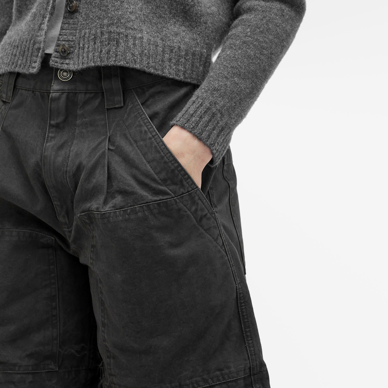 Isabel Marant Étoile Katja Baggy Cargo Shorts, Size X-Small