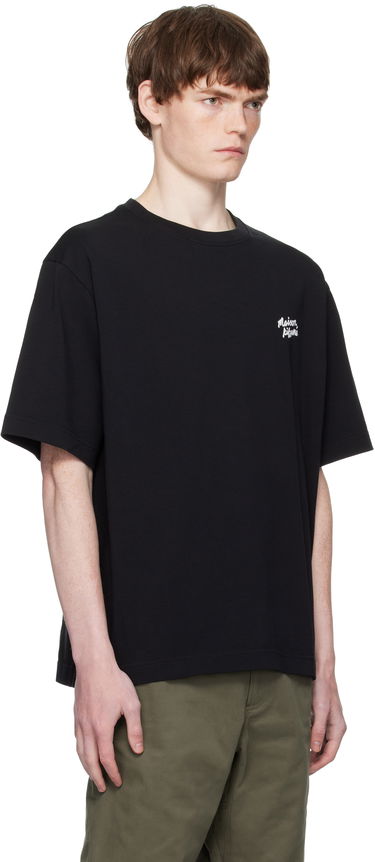 Tričko MAISON KITSUNÉ Maison Kitsuné Handwriting Oversized T-Shirt Biela | PM00110KJ0119, 4