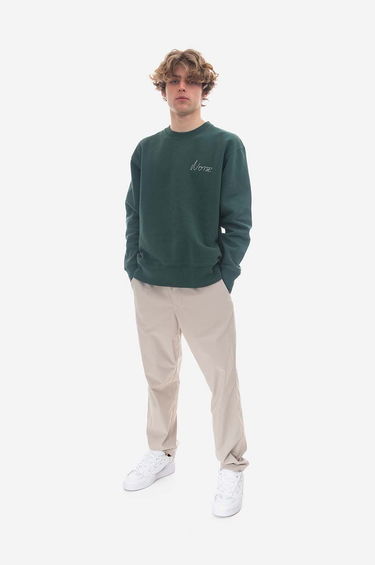 Mikina NORSE PROJECTS Arne Chain Stitch Logo Crew Sweat Zelené | N20-1347-8112, 1