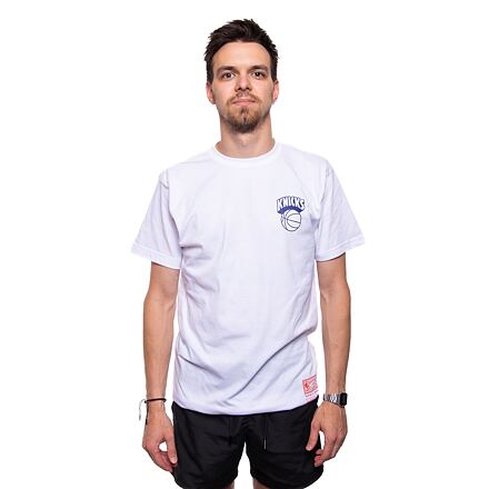 Tričko Mitchell & Ness NBA Merch Take Out Tee Knicks White Biela | BMTRINTL1234-NYKWHIT, 0