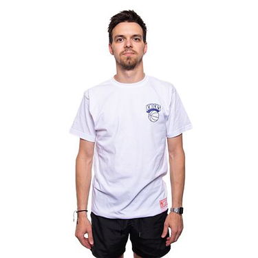 Tričko Mitchell & Ness NBA Merch Take Out Tee Knicks White Biela | BMTRINTL1234-NYKWHIT, 0