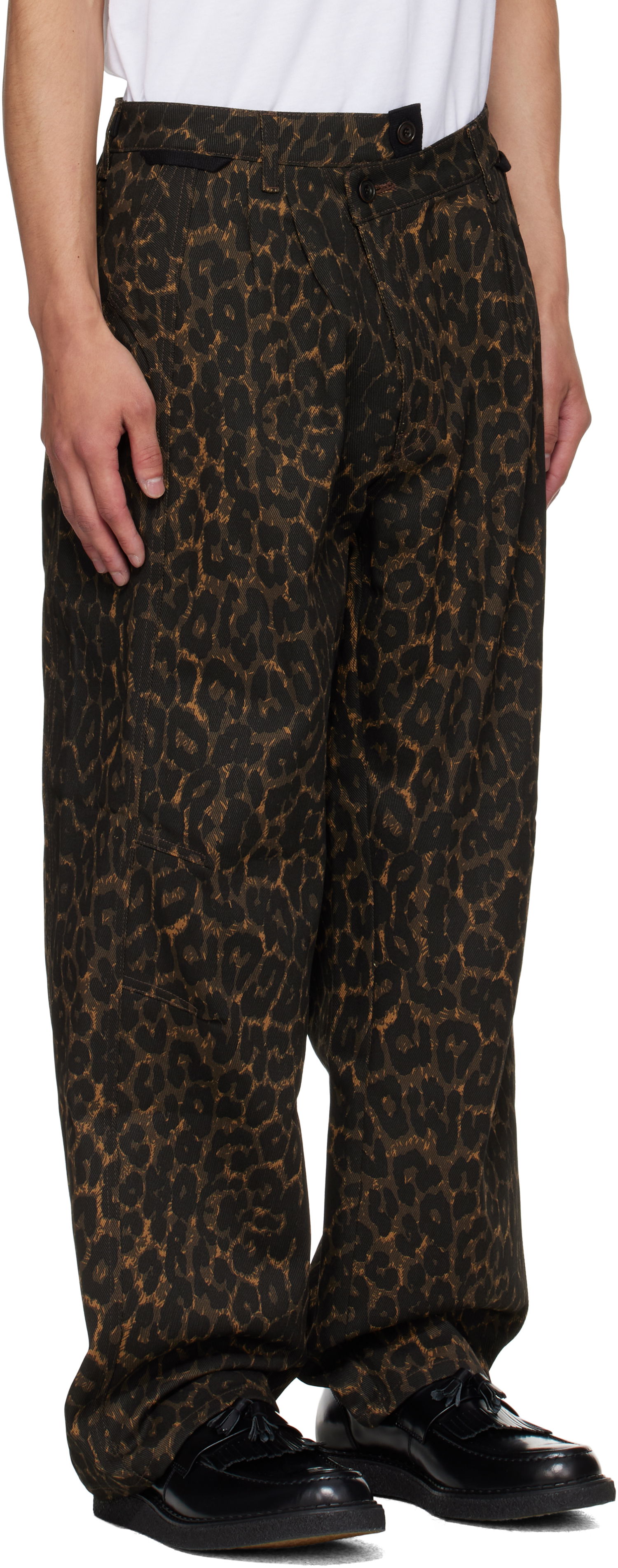 Nohavice Andersson Bell Andersson Bell Crossover Carpenter Wide Leg Pants Hnedá | apa836m, 1