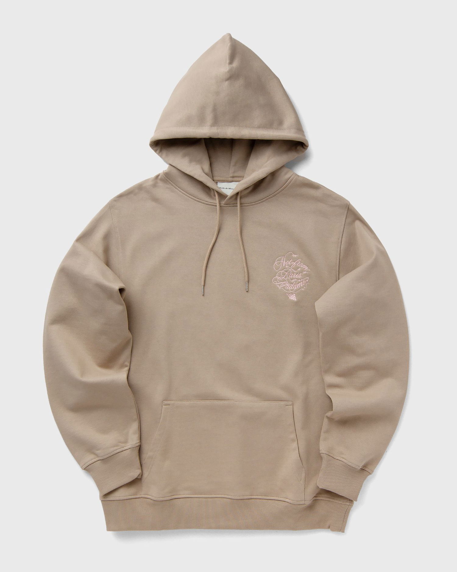 Mikina Drôle de Monsieur Drôle de Monsieur Slogan Vignes Hoodie XL Béžová | F-HO175-CO127-BG, 0